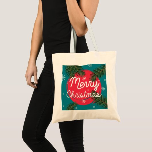 Frohe Weihnachten Tragetasche (Vorderseite (Produkt))