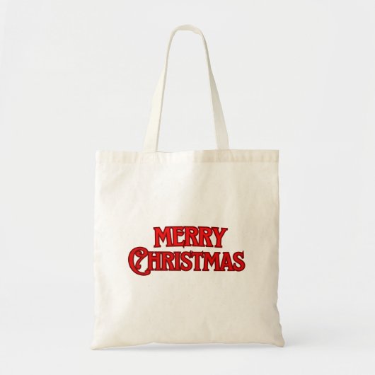 Frohe Weihnachten Tragetasche (Vorne)