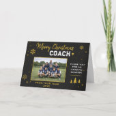 Frohe Weihnachten Trainer-Team-Foto (Vorderseite)