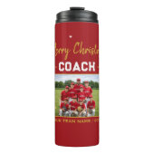 Frohe Weihnachten Trainer-Teamfoto Thermosbecher (Vorderseite)