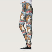 Frohe Weihnachten Treeing WandererCoonhound Leggings (Links)