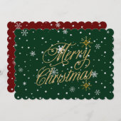 Frohe Weihnachten Trendy Holiday (Vorne/Hinten)