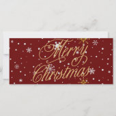 Frohe Weihnachten Trendy Holiday (Rückseite)