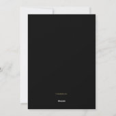 Frohe Weihnachten Trendy Holiday Card (Rückseite)