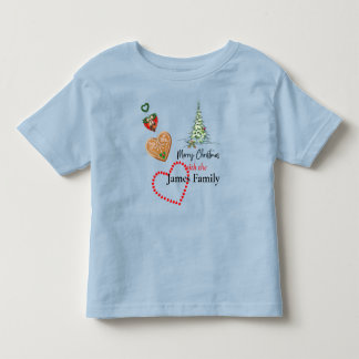 Frohe Weihnachten Trendy Minimalistisches Hemd Kleinkind T-shirt
