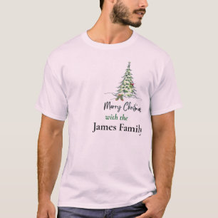 Frohe Weihnachten Trendy Minimalistisches Hemd T-Shirt