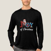Frohe Weihnachten Tri-Blend Shirt (Vorderseite)