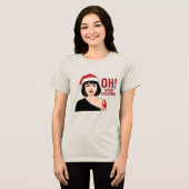 Frohe Weihnachten Tri-Blend Shirt (Vorderseite voll)