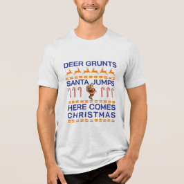 Frohe Weihnachten Tri-Blend Shirt