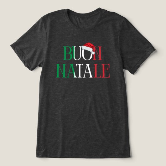 Frohe Weihnachten Tri-Blend Shirt (Design Vorderseite)