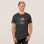 Frohe Weihnachten Tri-Blend Shirt (Vorderseite voll)