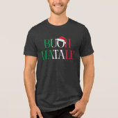 Frohe Weihnachten Tri-Blend Shirt (Vorderseite)