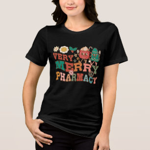 Frohe Weihnachten Tri-Blend Shirt