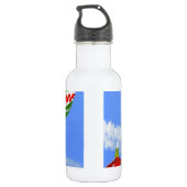 Frohe Weihnachten Trinkflasche (Rückseite)