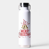 Frohe Weihnachten Trinkflasche (Vorne)