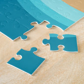 Frohe Weihnachten Tropical Beach Santa Reindeer Puzzle (Seite)