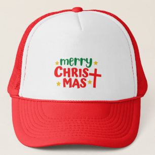 Frohe Weihnachten Truckerkappe