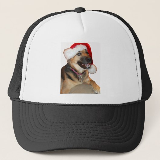 Frohe Weihnachten Truckerkappe (Vorderseite)