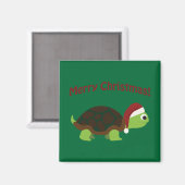 Frohe Weihnachten! Turtle Magnet (Vorderseite/Rückseite)