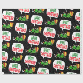 Frohe Weihnachten...Typ Geschenkpapier (Flach)