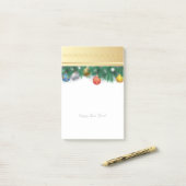 Frohe Weihnachten u. guten Rutsch ins Neue Jahr! Post-it Klebezettel (Auf Schreibtisch)