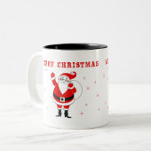 Frohe Weihnachten u. Krampus Tasse (Vorderseite Links)