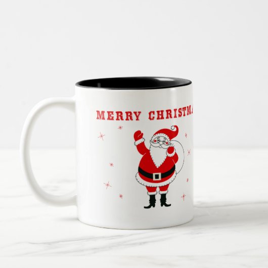Frohe Weihnachten u. Krampus Tasse (Links)