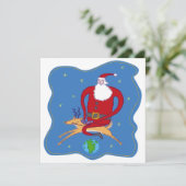 Frohe Weihnachten über der Weihnachtskarte der Wel (Stehend Vorderseite)