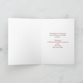 Frohe Weihnachten über die Miles Card (Innenseite)