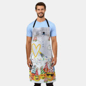 Frohe Weihnachten über die Print-Schürze Schürze (Getragen)