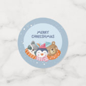 Frohe Weihnachten Ugly Sweater Angel Konfetti (Klein Vorderseite)