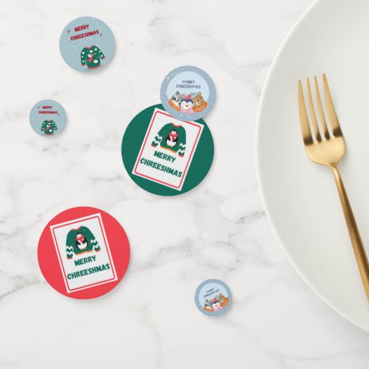 Frohe Weihnachten Ugly Sweater Angel Konfetti (Gruppe)