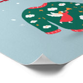 Frohe Weihnachten Ugly Sweater Angel Poster (Ecke)