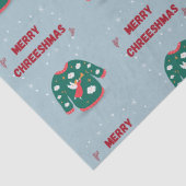 Frohe Weihnachten Ugly Sweater Angel Seidenpapier (Detail)