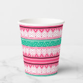 Frohe Weihnachten & Ugly Sweater Pappbecher (Vorderseite)