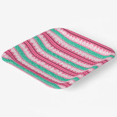 Frohe Weihnachten & Ugly Sweater Pappteller (Gewinkelt)