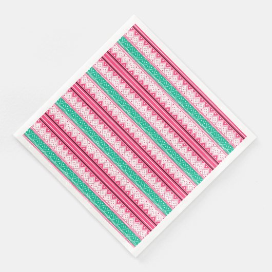 Frohe Weihnachten & Ugly Sweater Serviette (Ecke)