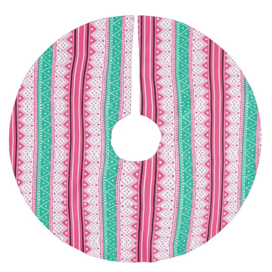 Frohe Weihnachten & Ugly Sweater Wünsche Polyester Weihnachtsbaumdecke (Vorderseite)