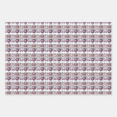 Frohe Weihnachten & Ugly Sweater wünscht Rentier Geschenkpapier Set (Vorderseite)