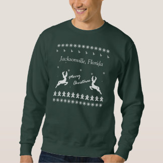 Frohe Weihnachten Ugly Weihnachten Sweater City Sweatshirt