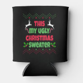 Frohe Weihnachten Ugly Weihnachtskraut Dosenkühler (Vorderseite)