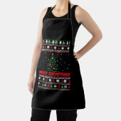 Frohe Weihnachten Ugly Weihnachtskraut Schürze (InSitu)