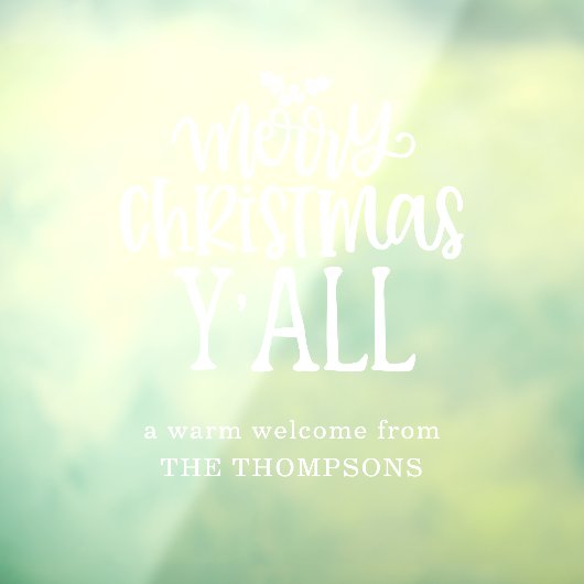 Frohe Weihnachten und alle Künstlerischen weißen S Fensteraufkleber (Blatt 3)