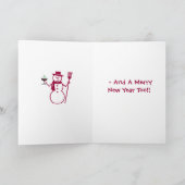 Frohe Weihnachten - und ein fröhliches neues Jahr (Innenseite)