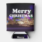 Frohe Weihnachten und ein glücklicher Neujahrsgruß Dosenkühler (Vorderseite)