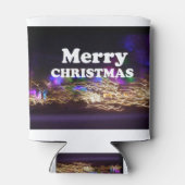 Frohe Weihnachten und ein glücklicher Neujahrsgruß Dosenkühler (Rückseite)