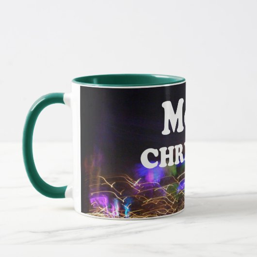 Frohe Weihnachten und ein glücklicher Neujahrsgruß Tasse (Links)