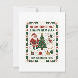 Frohe Weihnachten und ein glückliches neues Jahr