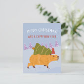 "Frohe Weihnachten und ein glückliches neues Jahr" (Stehend Vorderseite)