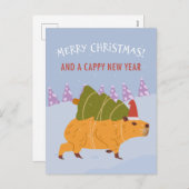 "Frohe Weihnachten und ein glückliches neues Jahr" (Vorne/Hinten)